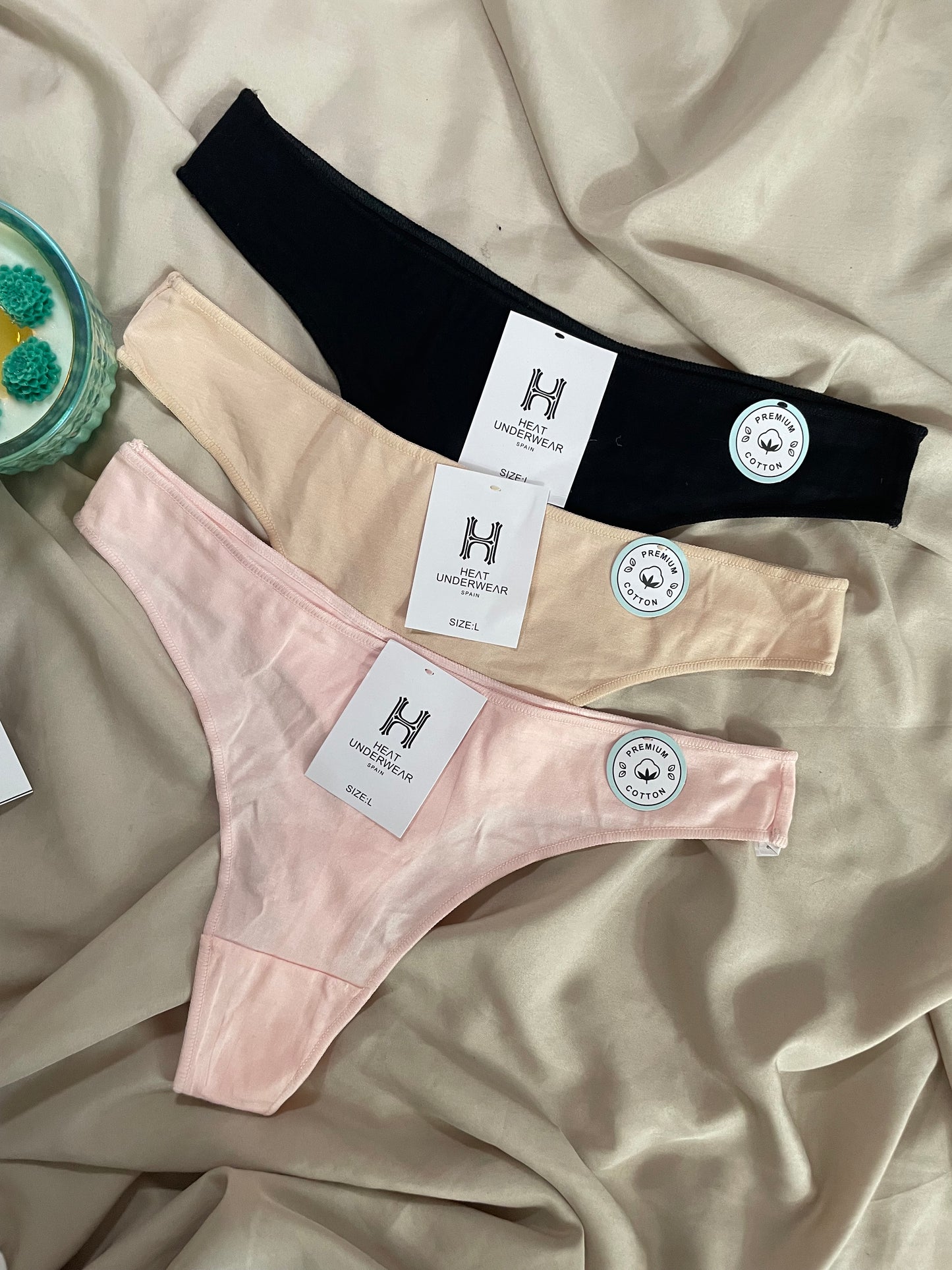 Kit tanga algodón
