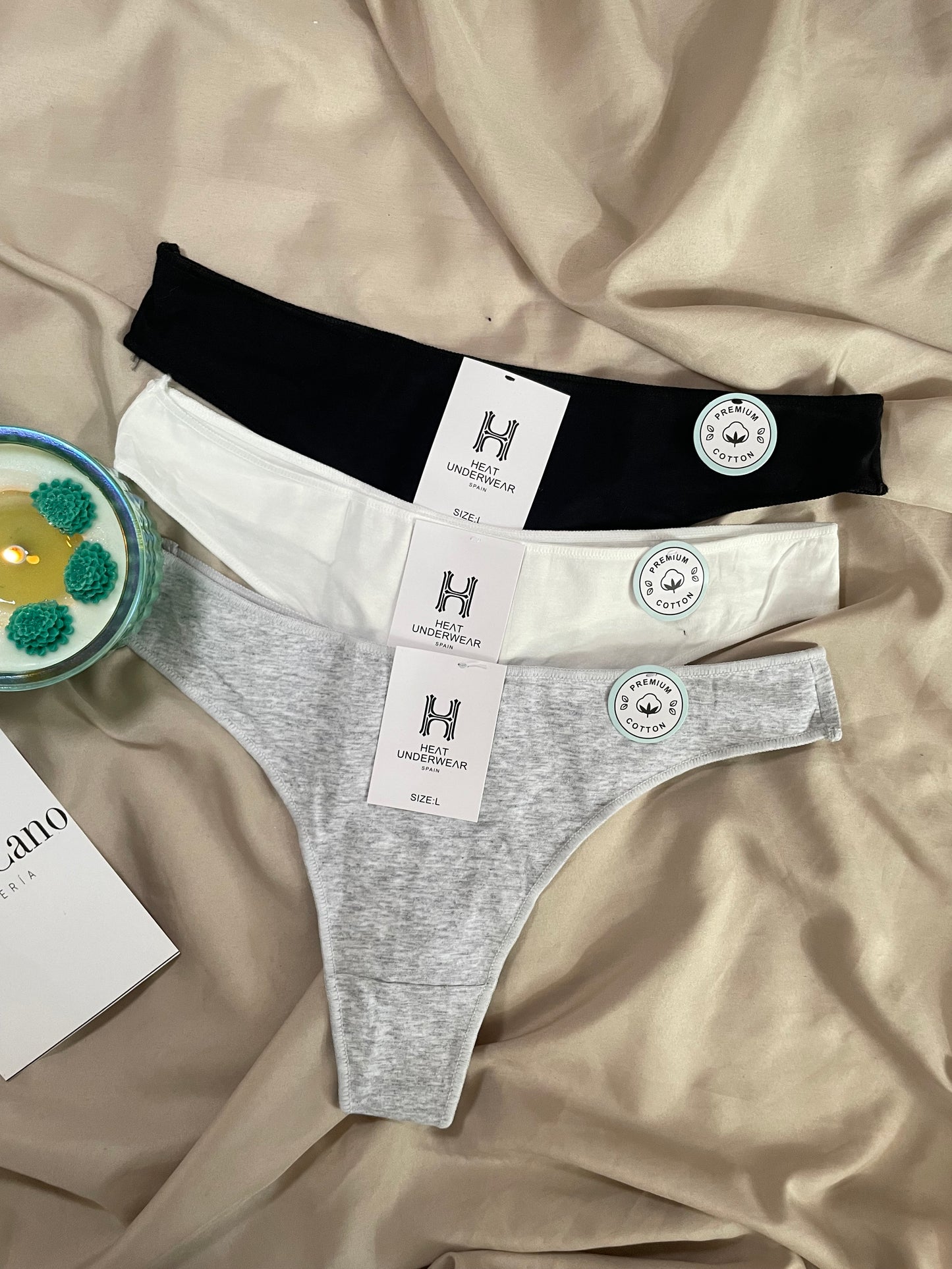 Kit tanga algodón