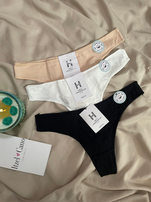 Kit tanga algodón